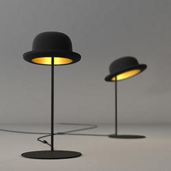 Černá moderní designová stolní lampa model JEEVES
