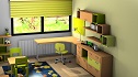 Další ukázka 3D návrhu interiéru dětského pokoje